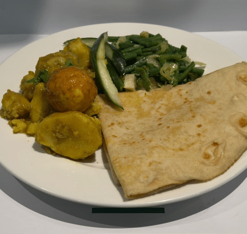 Roti Ei groenten